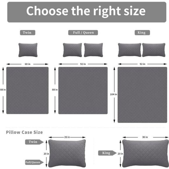 Easy-Going Full/Queen Size Reversible Quilt Set with 1 Quilt and 2 Pillow - Picture 2 of 7